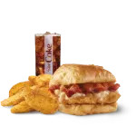 Wendys Maple Bacon Chicken Croissant Combo 3