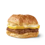 Wendys Sausage Egg Swiss Croissant